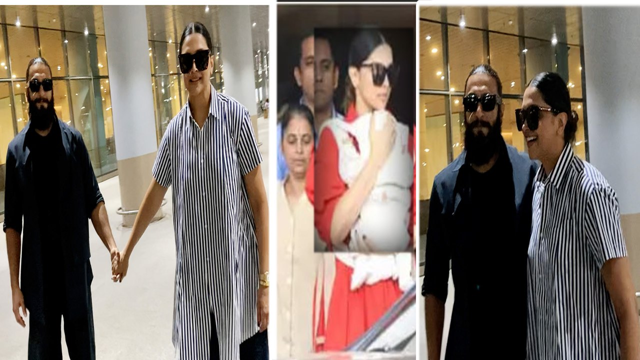 Deepika Padukone and Ranveer Singh Spotted Together at Mumbai Airport without their Daughter Dua