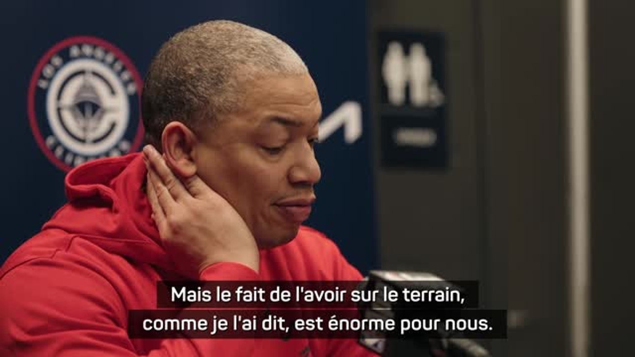 Clippers - Lue : "Le fait d'avoir Kawhi sur le terrain est énorme pour nous"