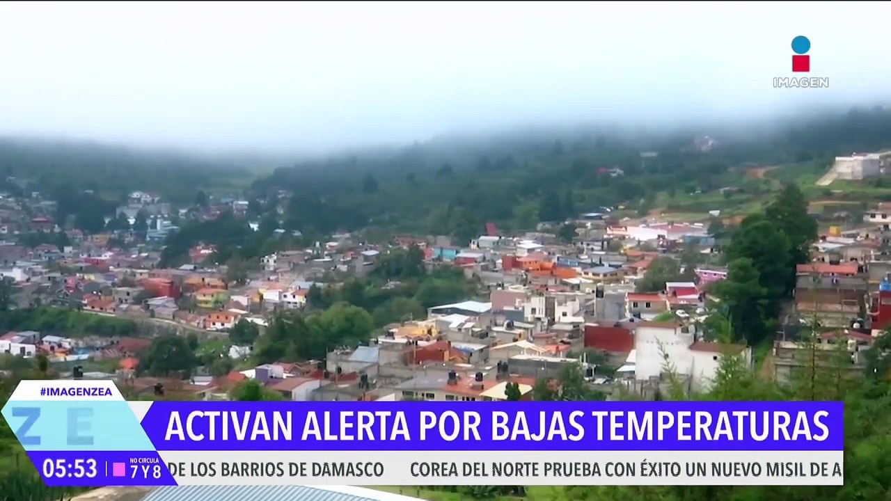 Activan alerta por bajas temperaturas en distintas partes del país
