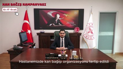 Eğitim ve Araştırma Hastanesi’nden Kan Bağışı Çağrısı