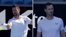 Djokovic, primo allenamento a Melbourne con coach Andy Murray