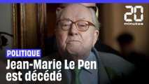 Jean-Marie Le Pen, figure de l’extrême droite française et fondateur du Front National, est mort