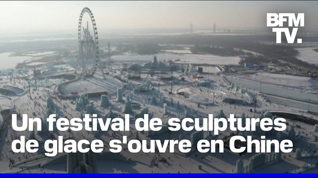 Le célèbre festival de sculptures de glace d'Harbin s'est ouvert ce weekend en Chine