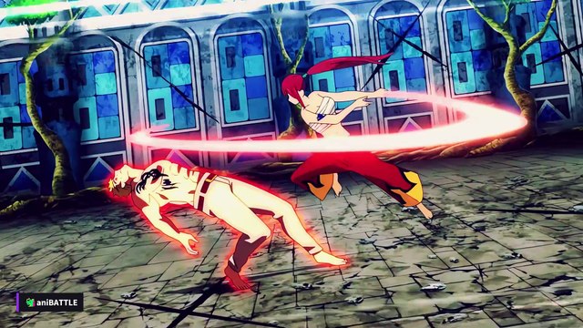 Fairy Tail 100 Year Quest - Laxus vs Erza (4K) | ANIBATTLE