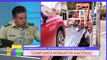 jefe de recaudaciones de la policía