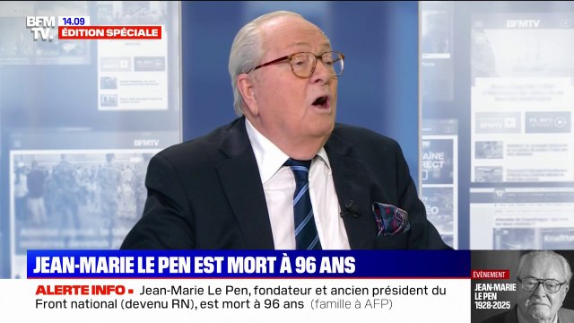 J'ai été la victime d'une injustice : la réaction de Jean-Marie Le Pen quand il a été exclu du Front national en août 2015