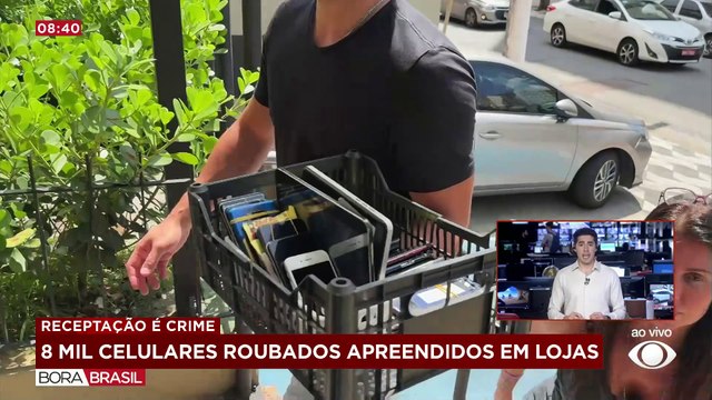 Operação recupera 8 mil celulares furtados ou roubados no centro de SP