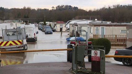 Severe flood warning issued near Leicestershire caravan park