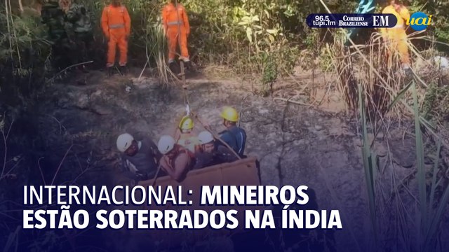 Resgate a mineiros soterrados no nordeste da Índia
