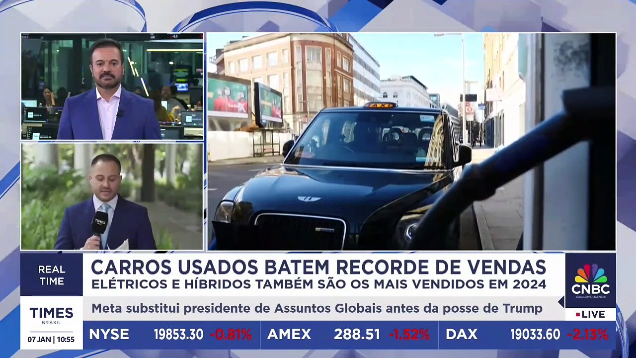 Carros usados batem recorde de vendas; elétricos e híbridos são os mais vendidos de 2024