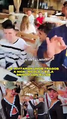 La tremenda reacción de Nicki Nicole ante el regalo de un grupo de jóvenes en un restaurante: mirá qué le pidieron a cambio