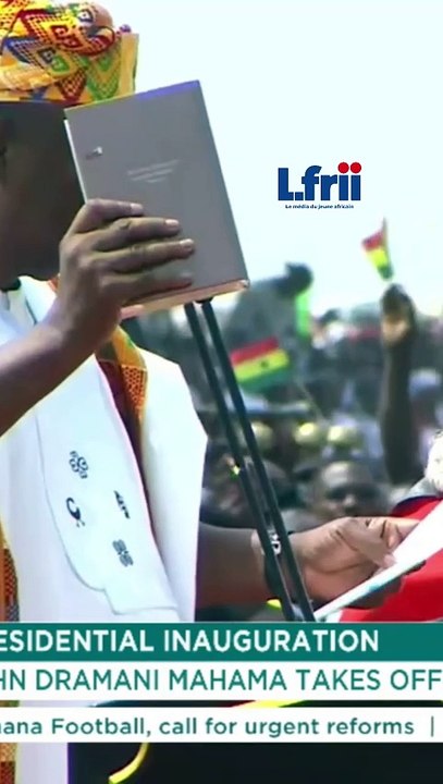 Ghana: John MAHAMA a prêté serment comme nouveau président de la république