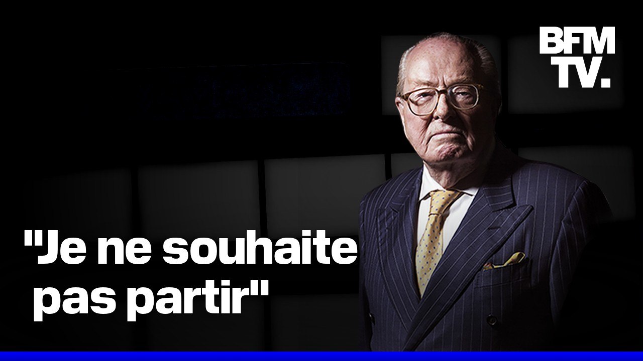 Ses outrances, sa fille Marine, la mort: la dernière interview de Jean-Marie Le Pen à BFMTV