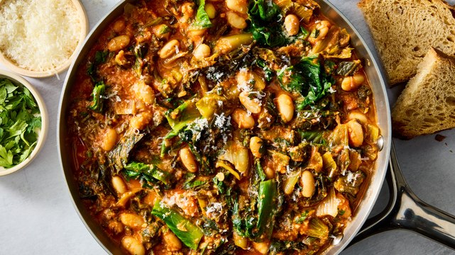 Mediterranean White Beans & Greens Will Become Your Favorite Weeknight Meal