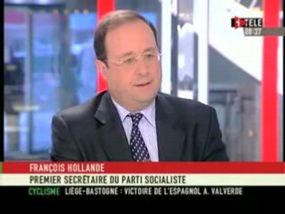 François Hollande invité sur iTélé