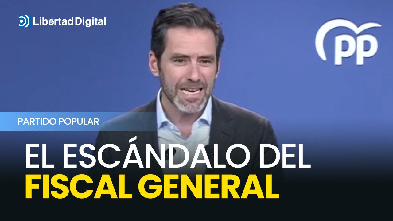 El PP denuncia un "escándalo" por los mensajes borrados del fiscal general