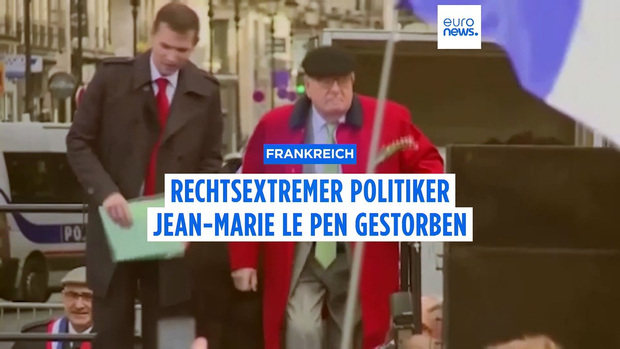 Front National Gründer Jean-Marie Le Pen ist gestorben