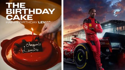 Ferrari ya festeja el cumpleaños número 40 de Lewis Hamilton