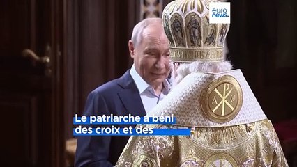 Russie : bénédictions des cadeaux des commandants russes par le patriarche Kirill