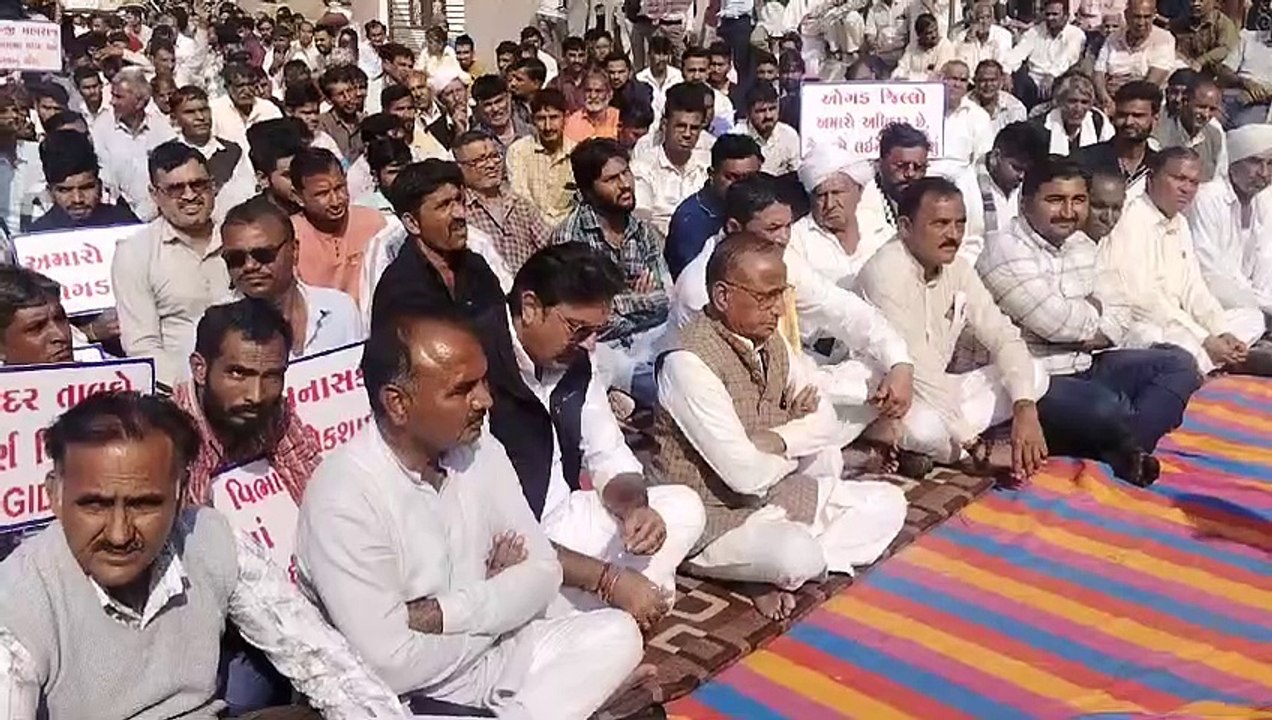 People of Sanchor-Rajasthan demand inclusion of their village in the new district of Vav Tharad