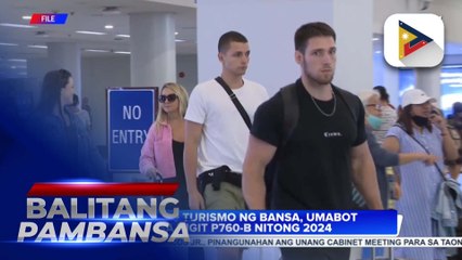 Kita ng turismo ng bansa, pumalo sa higit P760-B nitong 2024