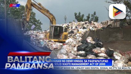 LGUs, pinaalalahanan ng DENR hinggil sa pagpapatupad ng Ecological Solid Waste Management Act of 2000