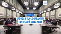 Erdoğan ribadisce il sostegno turco all'integrità territoriale della Siria