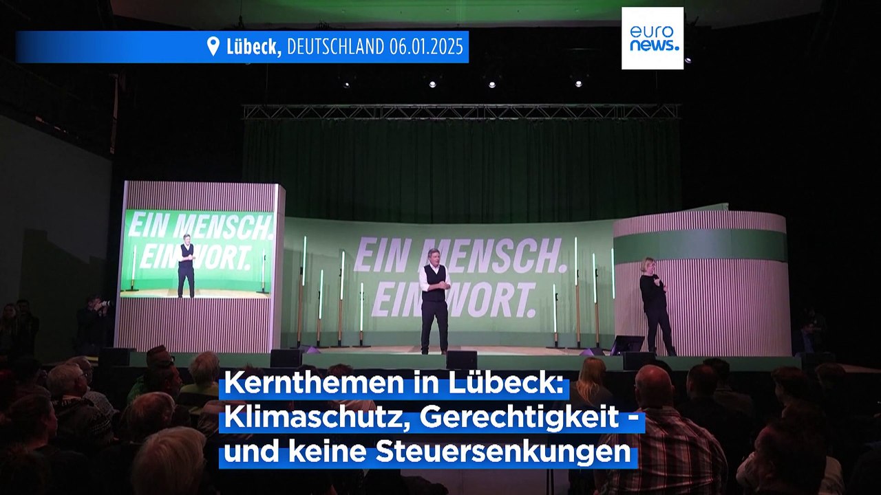 Wahlkampfauftakt in Deutschland: Schwarz-grüner Schlagabtausch