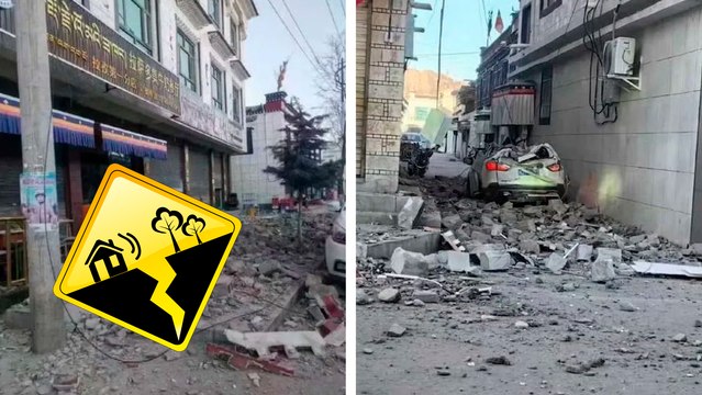 Tíbet: Terremoto de magnitud 6.8 ha dejado al menos 95 muertos y 130 heridos