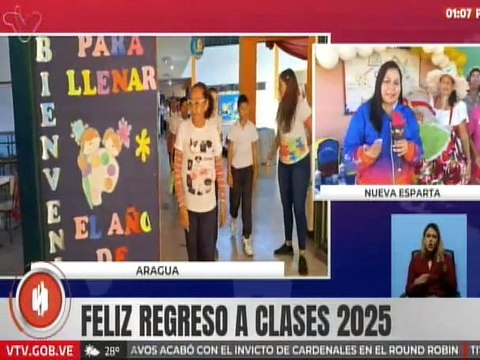 Niños y jóvenes neoespartanos regresan a clases para cursar segundo momento pedagógico