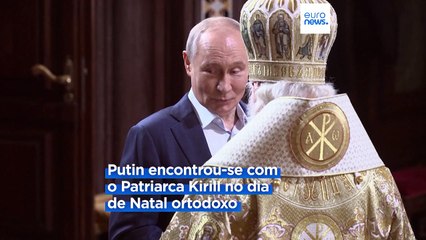 Putin pede ao patriarca ortodoxo para benzer presentes para a frente de guerra