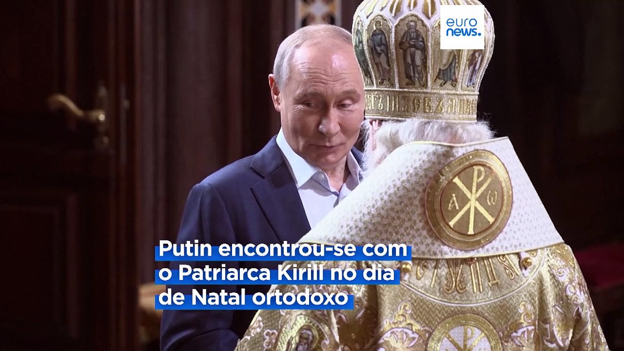 Putin pede ao patriarca ortodoxo para benzer presentes para a frente de guerra