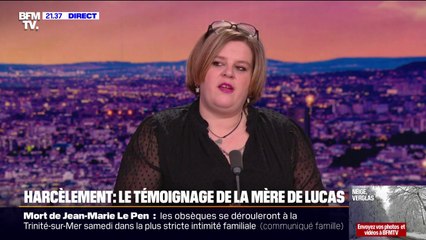 "Je ne veux plus qu'il y ait de Lucas": Séverine Vermard témoigne sur BFMTV deux ans après le suicide de son fils de 13 ans, victime de harcèlement