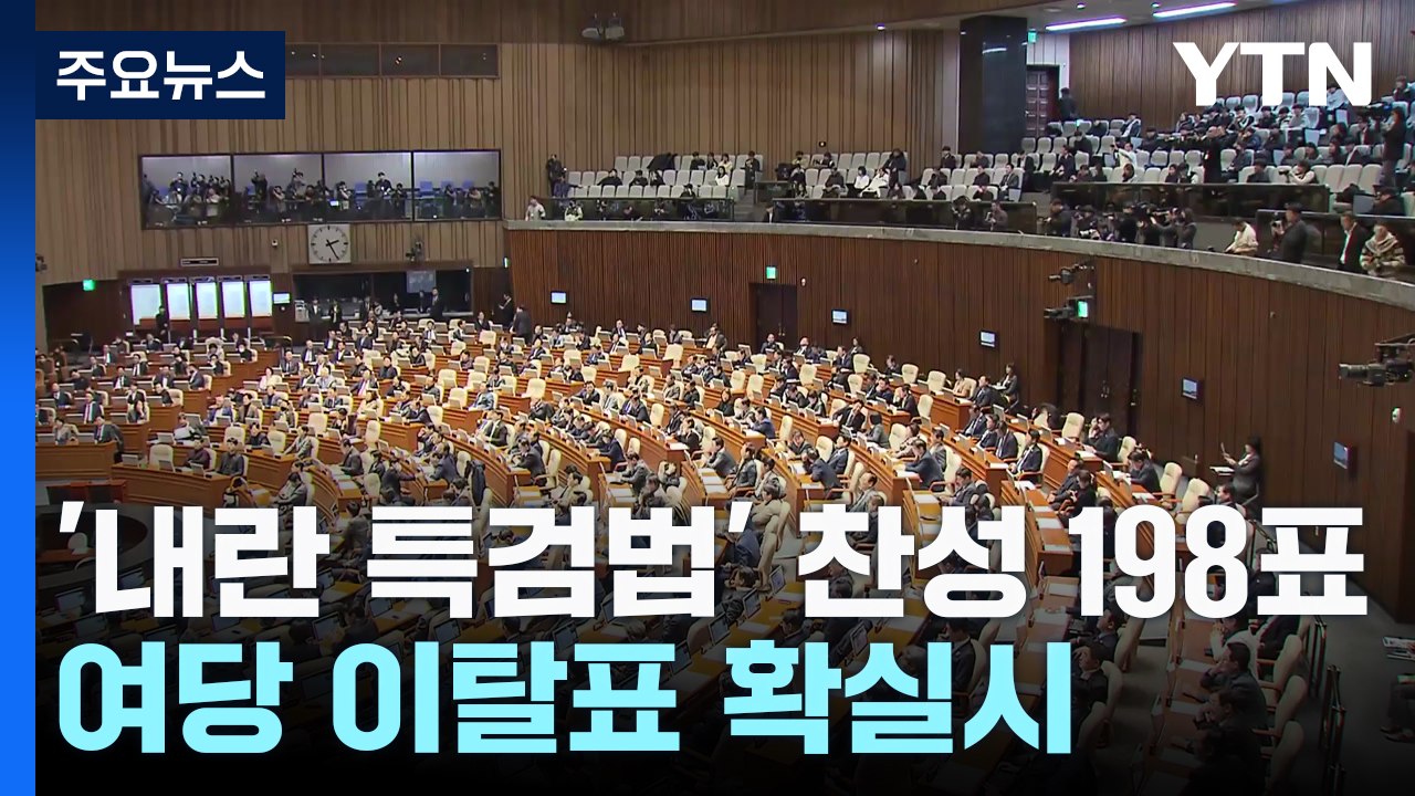"찬성하면 탈당해라" 경고에도 이탈표...여당 분열 조짐? / YTN