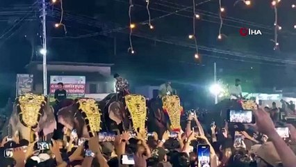 Festival alanı facia alanına döndü! Fil insanlara saldırdı, havaya kaldırıp yere fırlattı