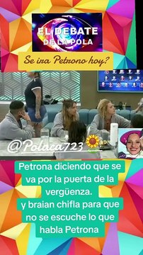 Petrona quiere irse de Gran Hermano