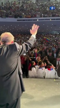 Venezolanos en Panamá celebran la presencia de su presidente electo Edmundo González Urrutia