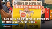 10 ans après, Aix-en-Provence commémore les attentats de Charlie Hebdo
