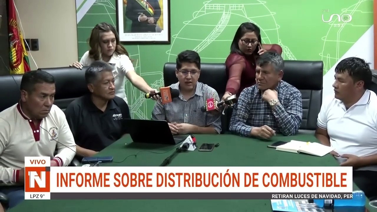 Informe sobre distribución de combustible