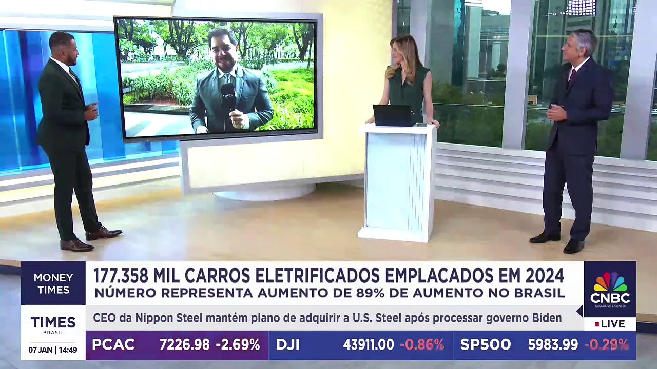 177.358 mil carros eletrificados foram emplacados em 2024, mostra levantamento