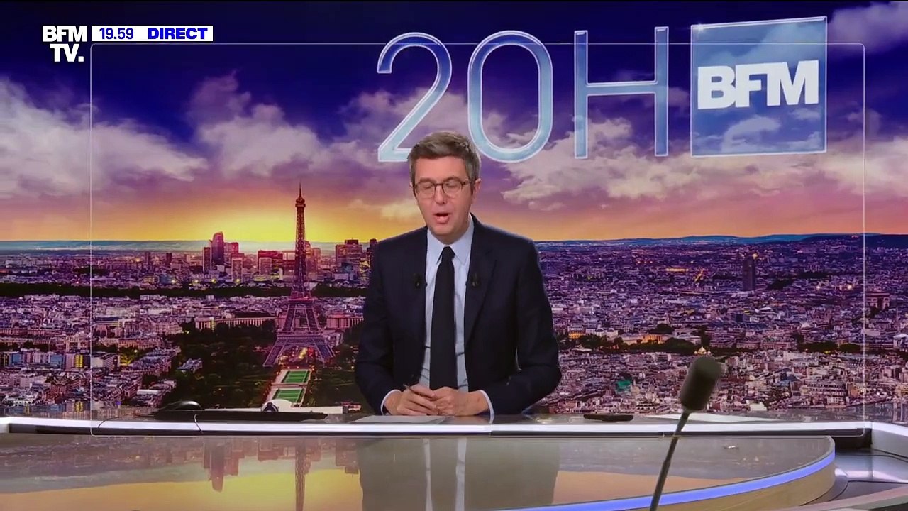 Maxime Switek a présenté le premier "20H BFM" ce lundi 6 janvier 2025 sur BFMTV.