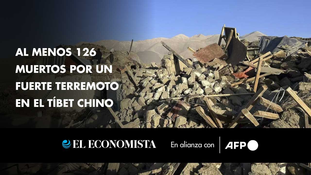 Al menos 126 muertos por un fuerte terremoto en el Tíbet chino