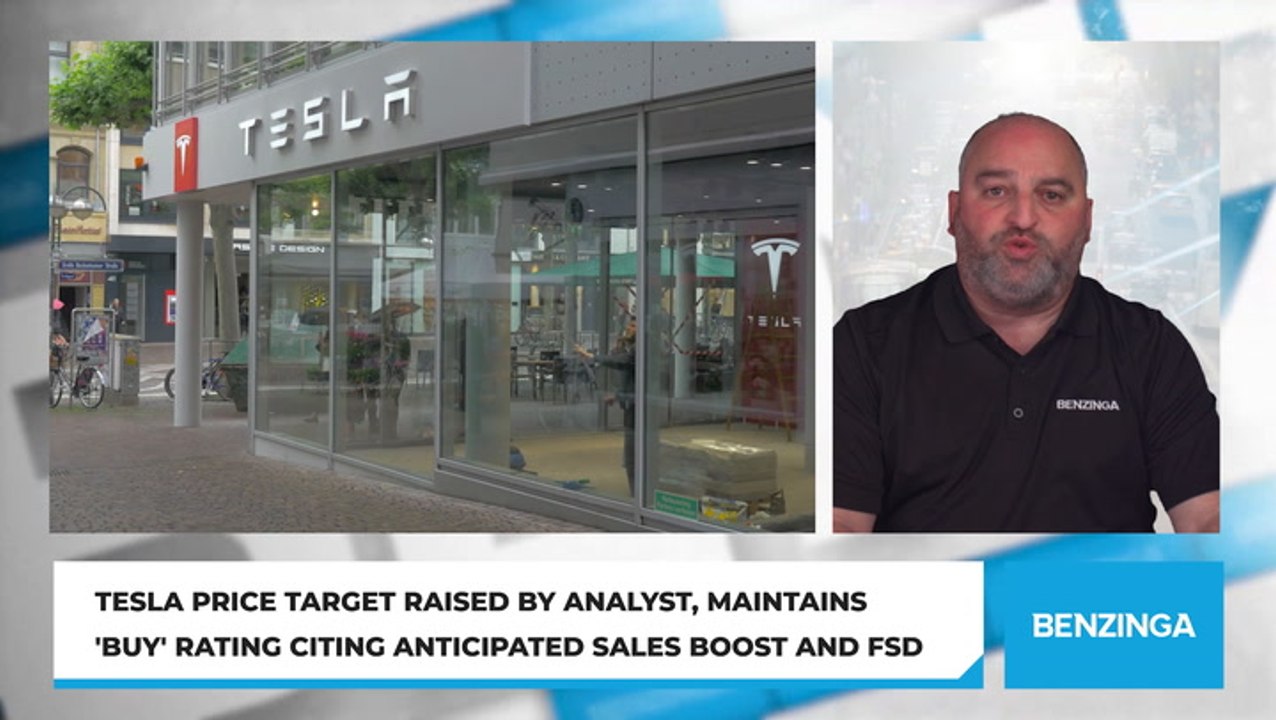 Tesla Price Target Raised By Analyst, Maintains 'Buy' Rating Citing Anticipated Sales Boost And FSD