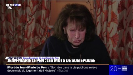 "Un homme d'une grande finesse": Jany Le Pen rend hommage à son époux, Jean-Marie Le Pen