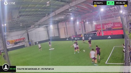 Faute de Mickael R - Fc Pétée 24