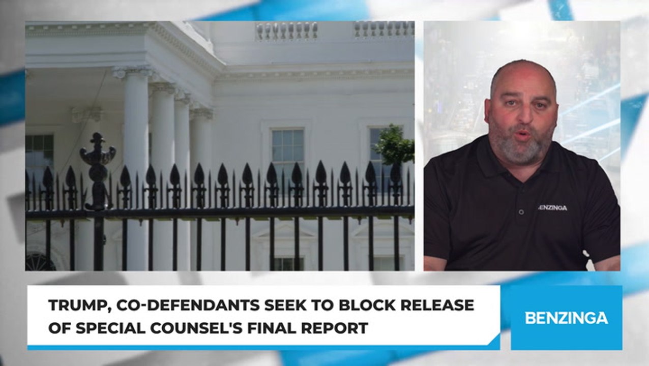 Trump, Co-Defendants Seek To Block Release Of Special Counsel's Final Report