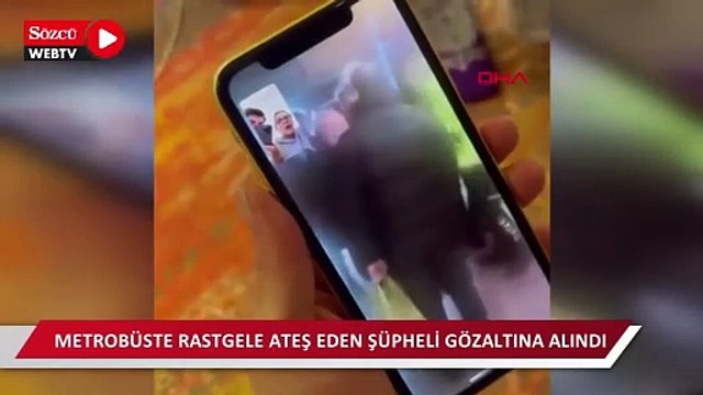 Metrobüste rastgele ateş eden şüpheli gözaltına alındı