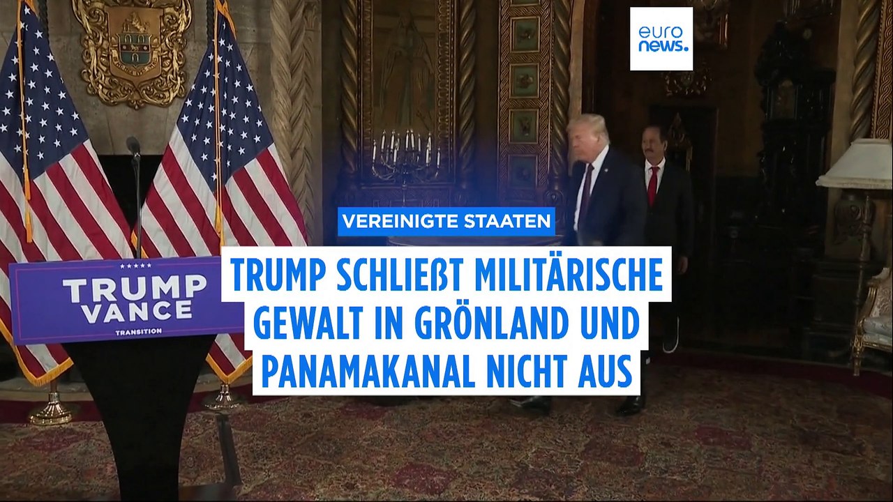 Kontrolle über den Panamakanal und Grönland - Trump erwägt militärische Gewalt