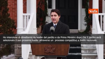 Trudeau si dimette: "Canada merita una vera scelta alle prossime elezioni"