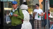 Funny Scary Snowman Hidden Camera Prank Top 50